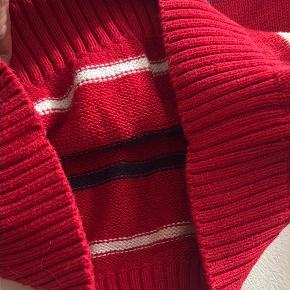 Izod Red Boy's sweater and shirt 5 - Picture 3 of 6